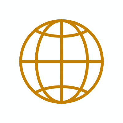 27 Globe Outline