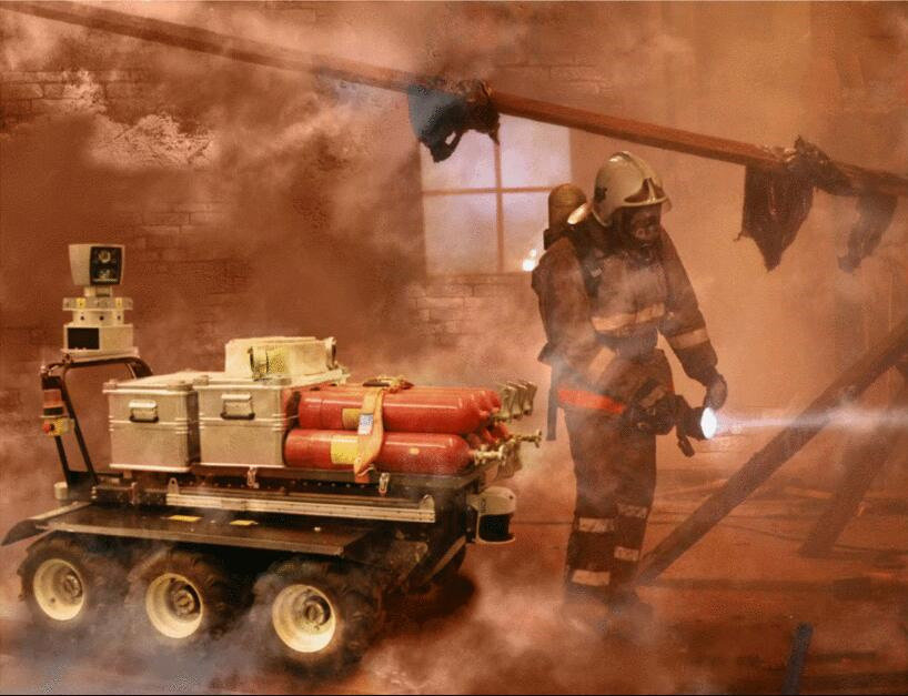 Firefighter Follower Robot Called Longcross